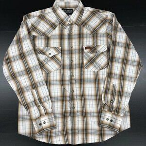 Outback Trading Company Men’s Shirt With Snap Buttons Size Medium
